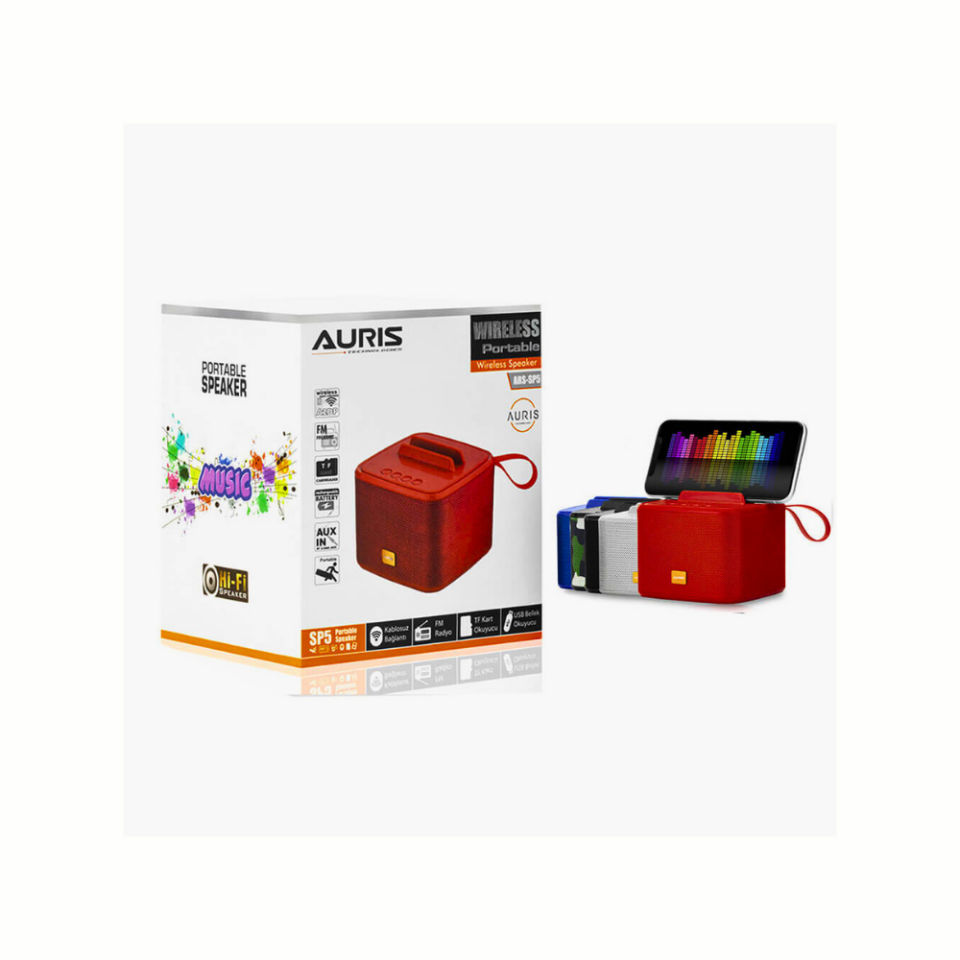Auris SP5 Telefon Tutuculu BT Hoparlör