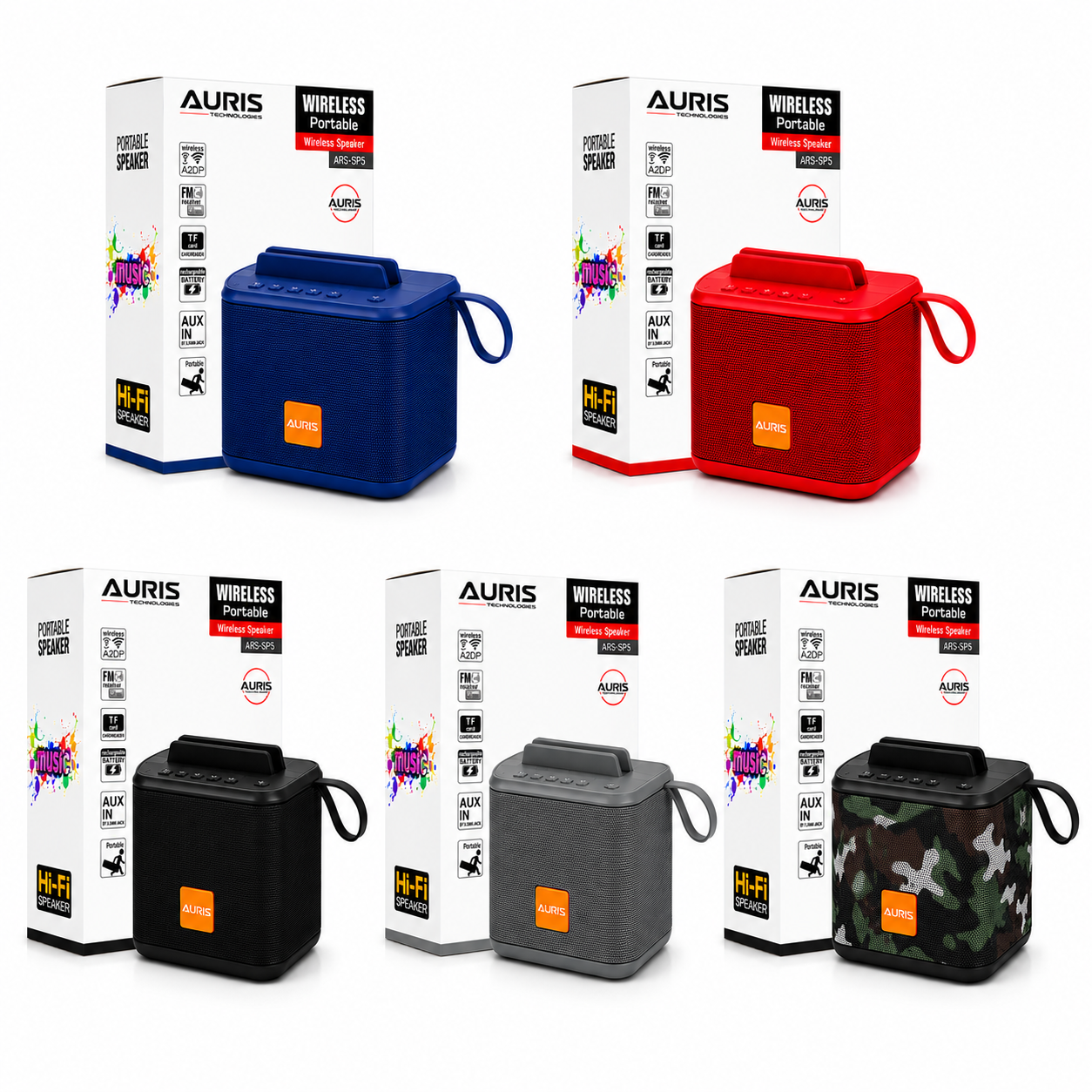 AURIS ARS-SP5 Wireless Portable Speaker