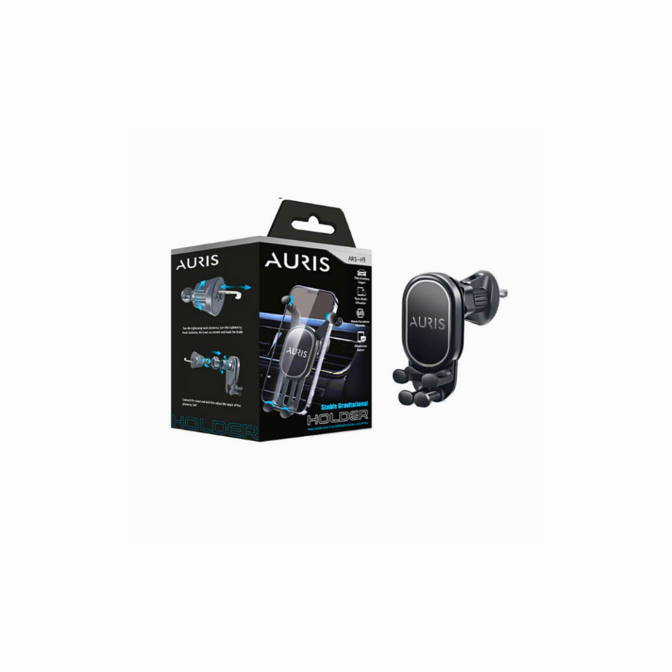 Auris AH9 Havalandırma Izgarasına Takılan Klipsli Araç Telefon Tutucu