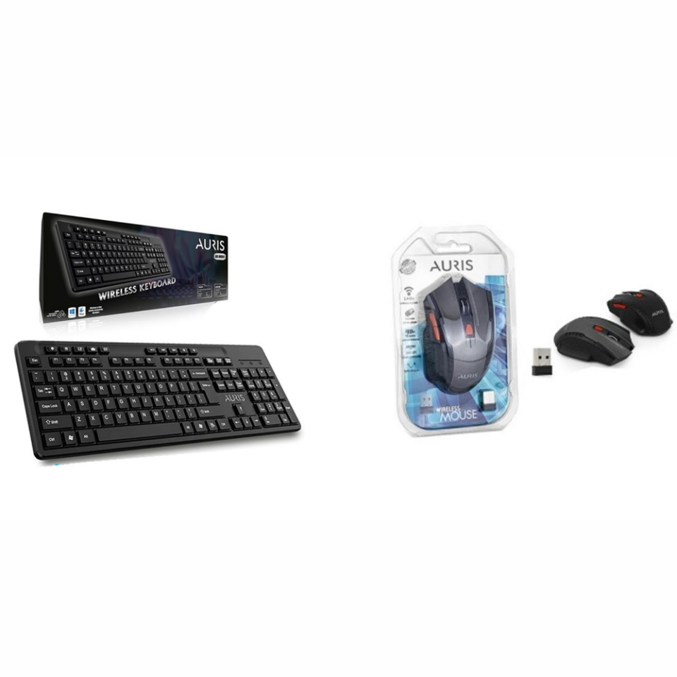 Auris Kablosuz Klavye ve Mouse Seti