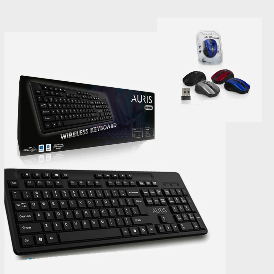 AURİS Kablosuz Klavye ve Mouse Seti
