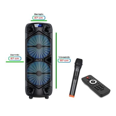 Auris ARS-KLN90 Bluetooth Hoparlör - Karaoke Keyfiyle Mükemmel Ses Deneyimi