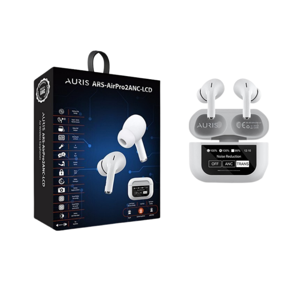 Auris ARS-AirPro2ANC-LCD Bluetooth Kulaklık