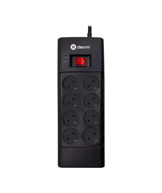 Dexim 8'li Akım Korumalı Priz