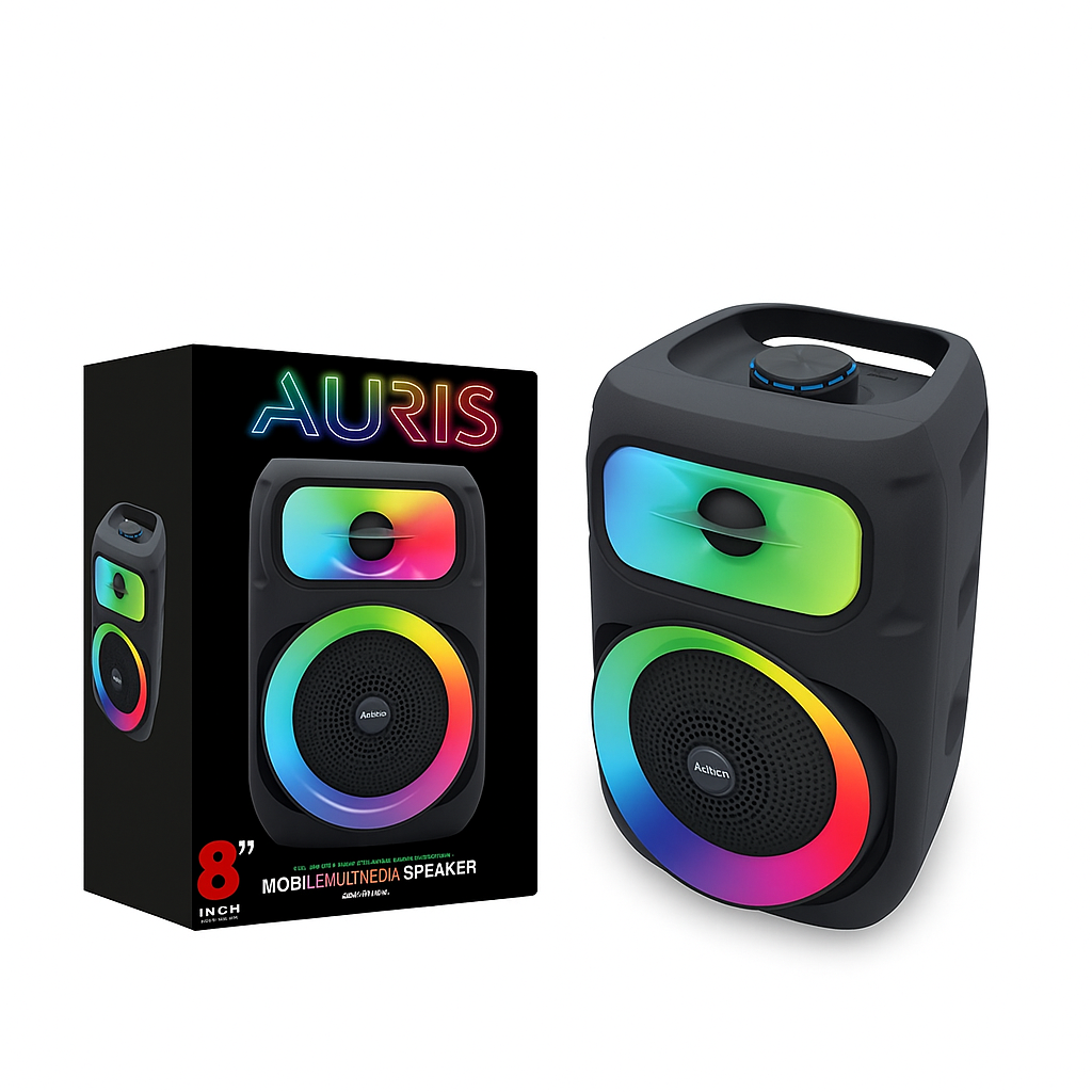 AURIS ARS-KLN130 8'' Taşınabilir Multimedya Hoparlör