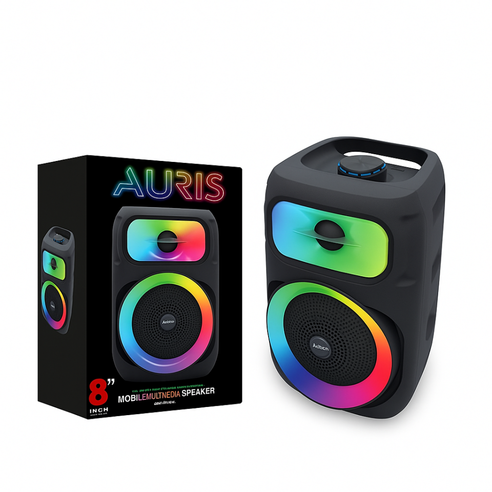 AURIS ARS-KLN130 8'' Taşınabilir Multimedya Hoparlör