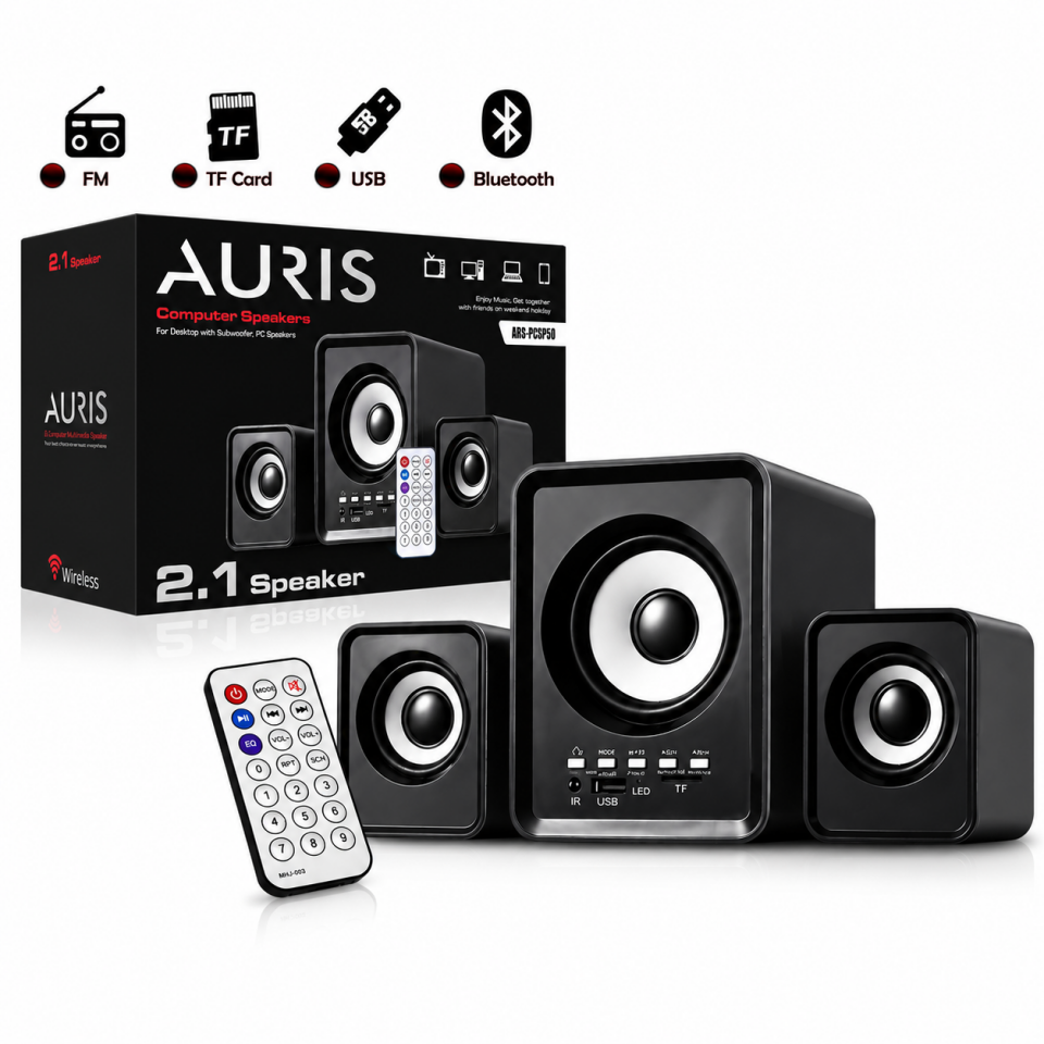 AURIS ARS-PCSP50 2.1 Wireless Bilgisayar Ses Sistemi