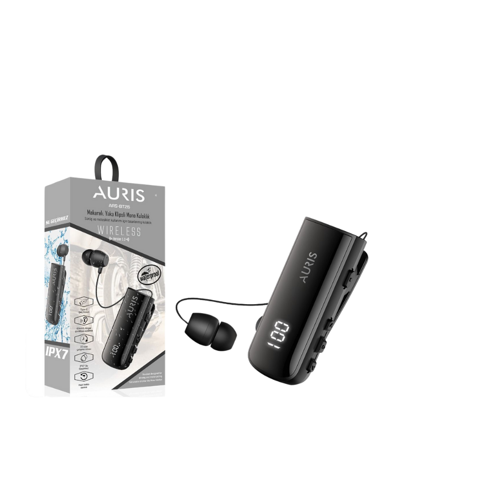 Auris ARS-BT26 Wireless Yaka Klipsli Kulaklık