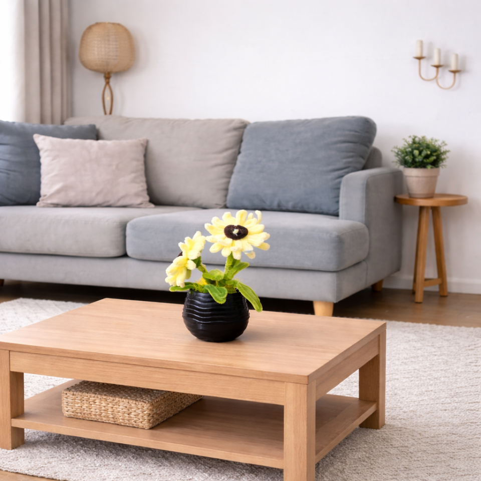 Dekoratif Şönil Yapay Çiçek – Doğal ve Zarif Tasarım