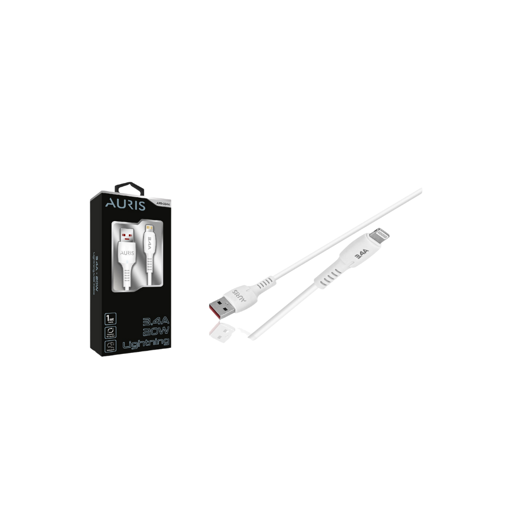 AURIS ARS-CB44 3.4A / 20W Lightning USB Kablo