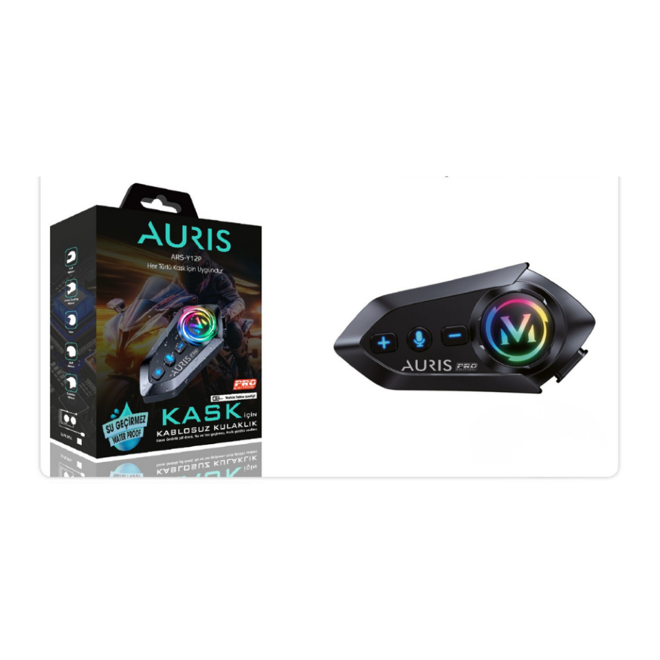 AURIS ARS-Y12P Kask İçin Kablosuz Kulaklık