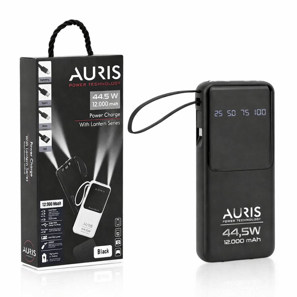 Auris ARS-YM532 44.5W 12.000 mAh Powerbank