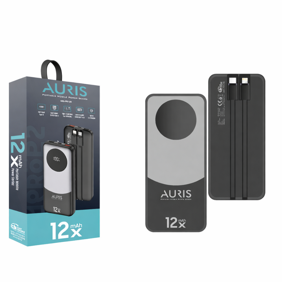 Auris ARS-PB120 12.000 mAh Powerbank