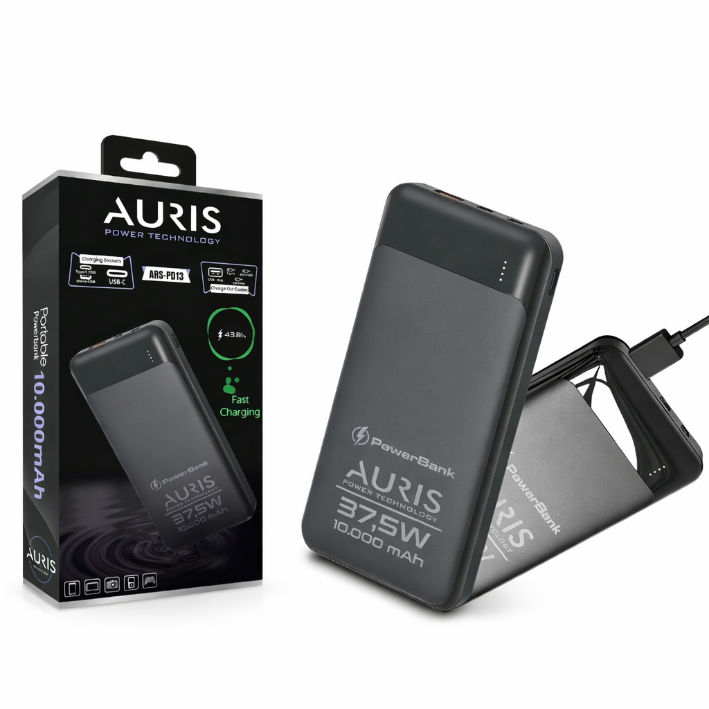 Auris ARS-PD13 10.000 mAh Powerbank (37.5W)