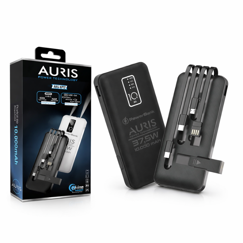 Auris ARS-YM876 10.000 mAh 37.5W Powerbank