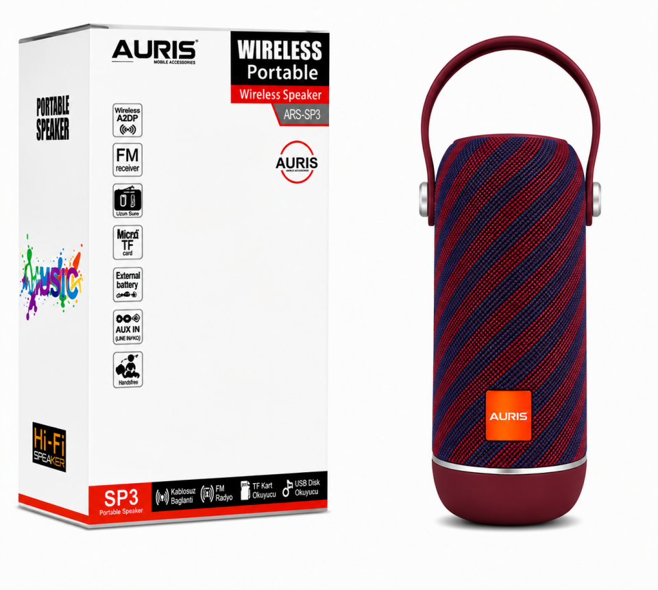 AURIS ARS-SP3 Wireless Portable Speaker