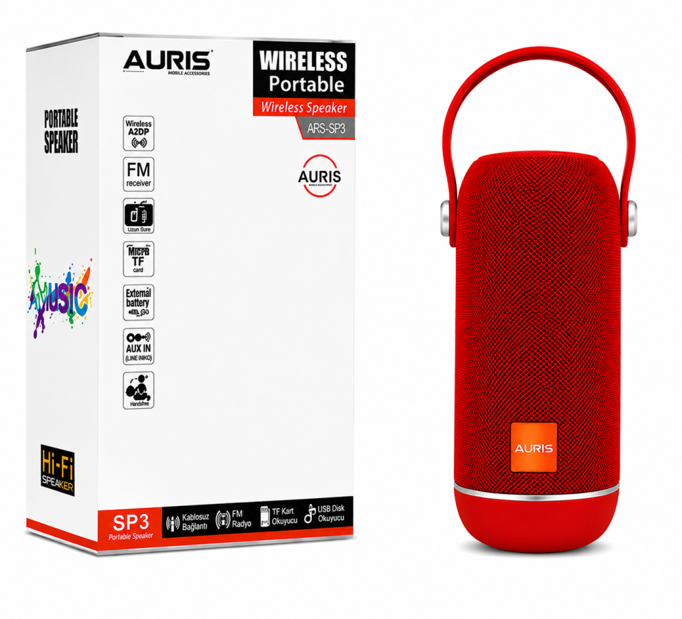AURIS ARS-SP3 Wireless Portable Speaker