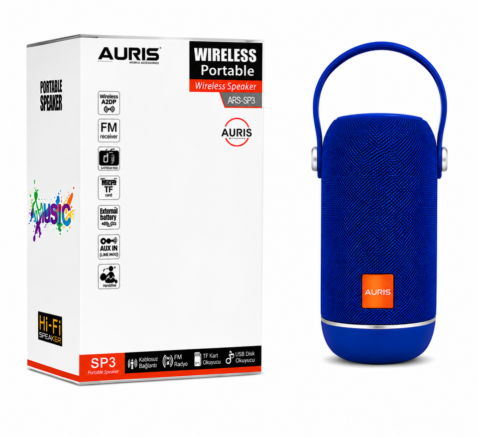 AURIS ARS-SP3 Wireless Portable Speaker