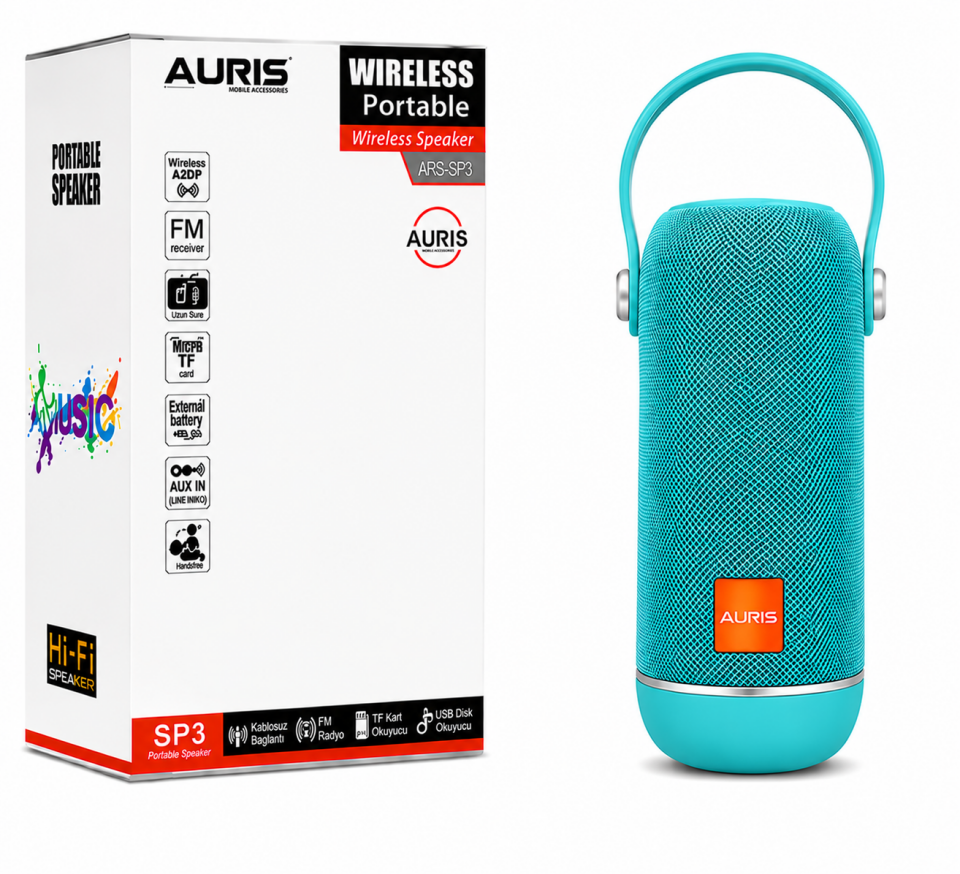 AURIS ARS-SP3 Wireless Portable Speaker