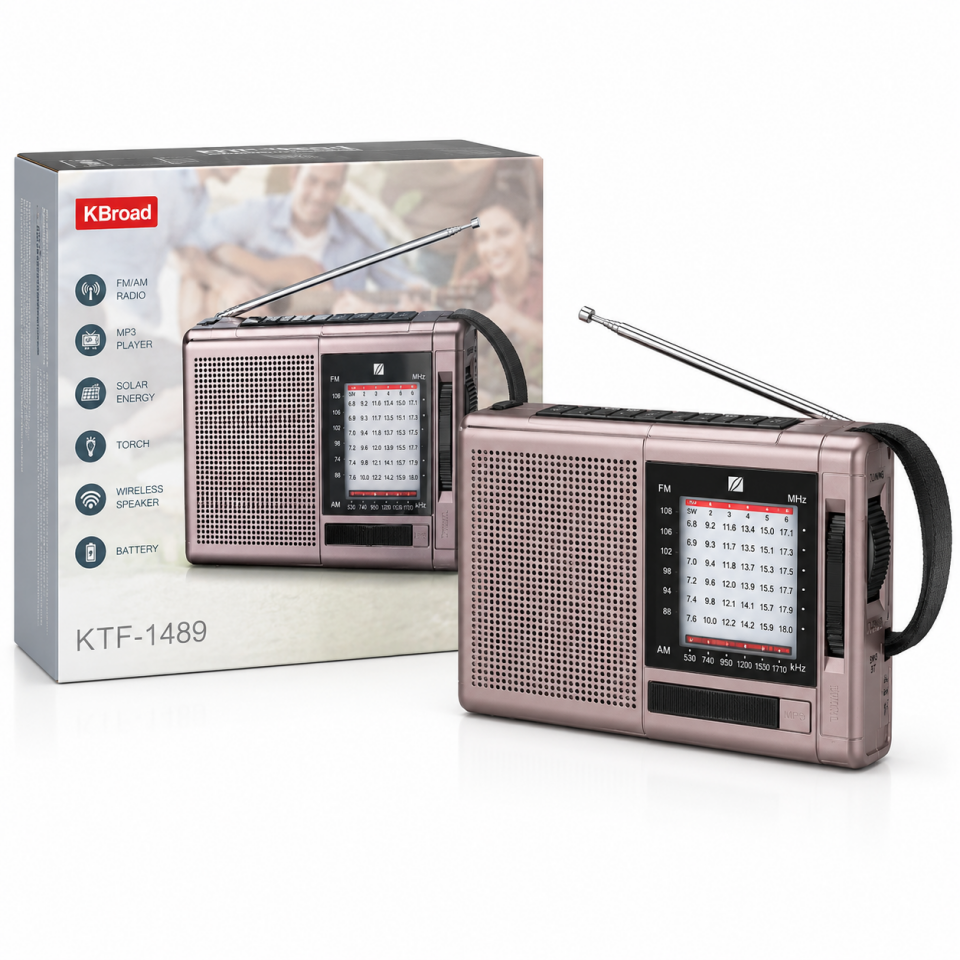 KBroad KTF-1489 Taşınabilir Radyo ve Wireless Speaker