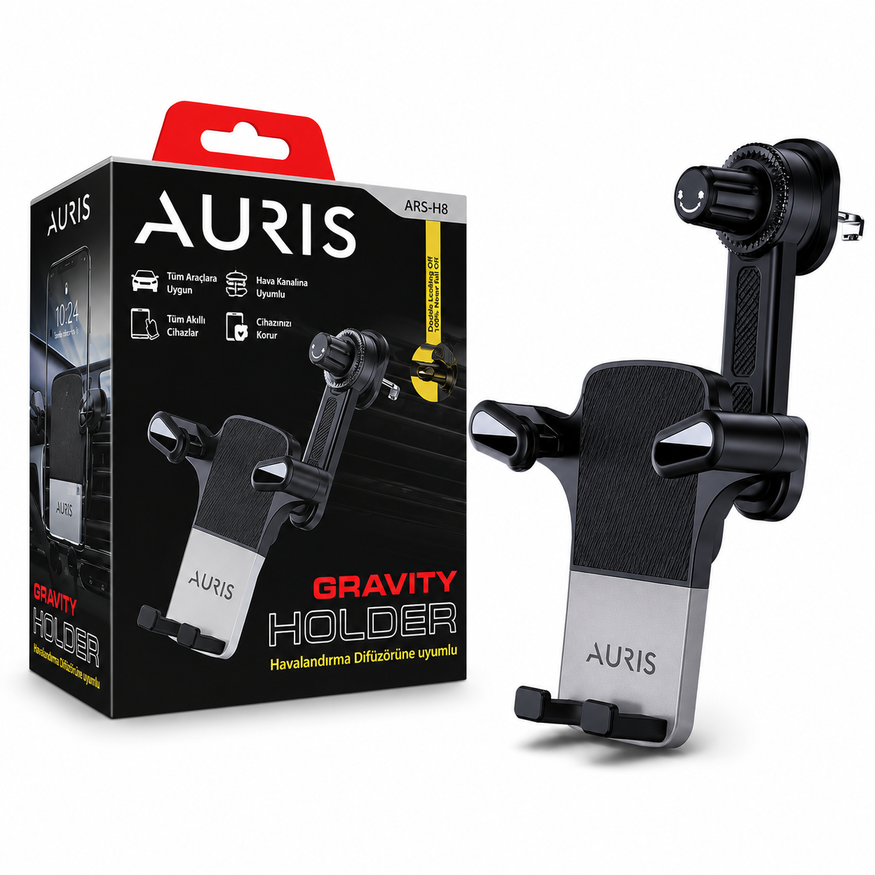 AURIS ARS-H8 Gravity Holder Araç İçi Telefon Tutucu