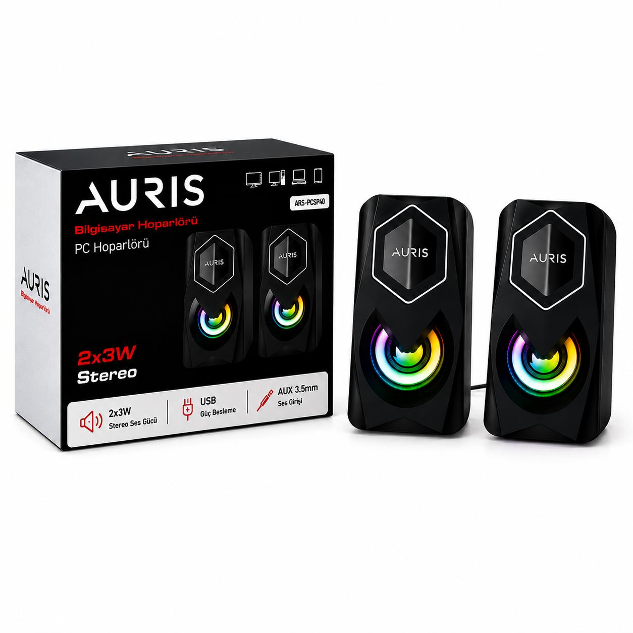 AURIS ARS-PCSP40 Bilgisayar Hoparlörü