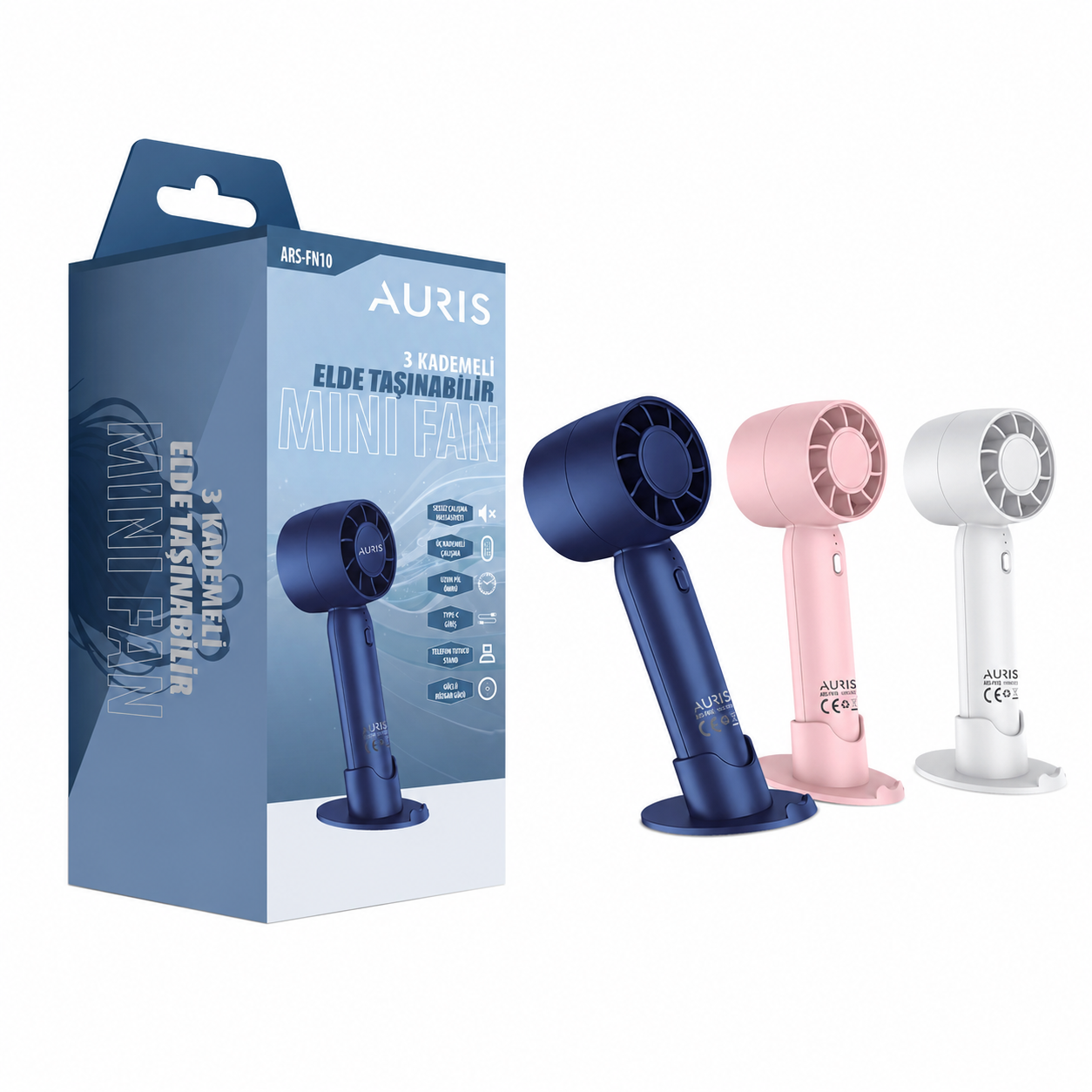 AURIS ARS-FN10 Taşınabilir Mini Fan
